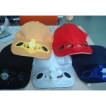 廠家供應(yīng)夏季太陽能風(fēng)扇帽，便攜方便。