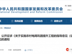 兩部委：推進農村電網建設改造，確保分布式“應并盡并”