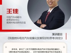 2025氫能嘉年華 | 嘉賓演講：王佳：我國燃料電池汽車規模化發展現狀和思考