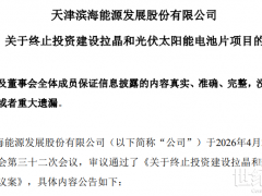 兩大光伏新建項目集體終止